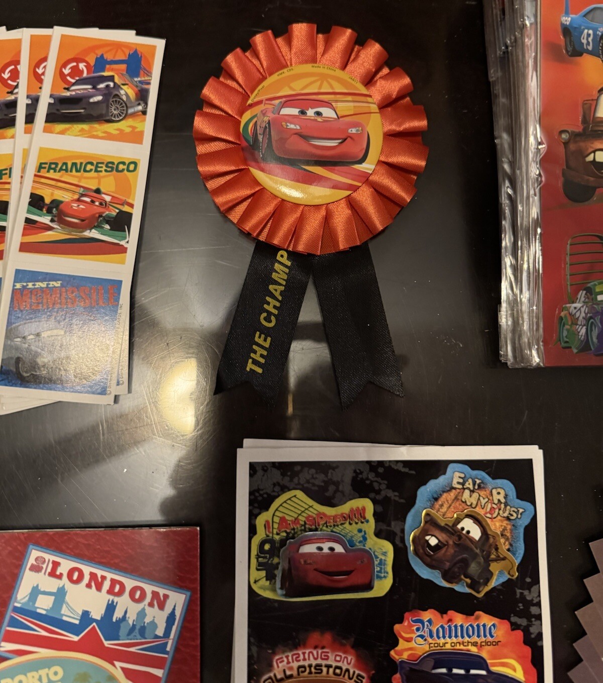 Lot of Disney Cars 2 World Grand Prix Birthday Decorations & Favors~141 Pcs ~NEW