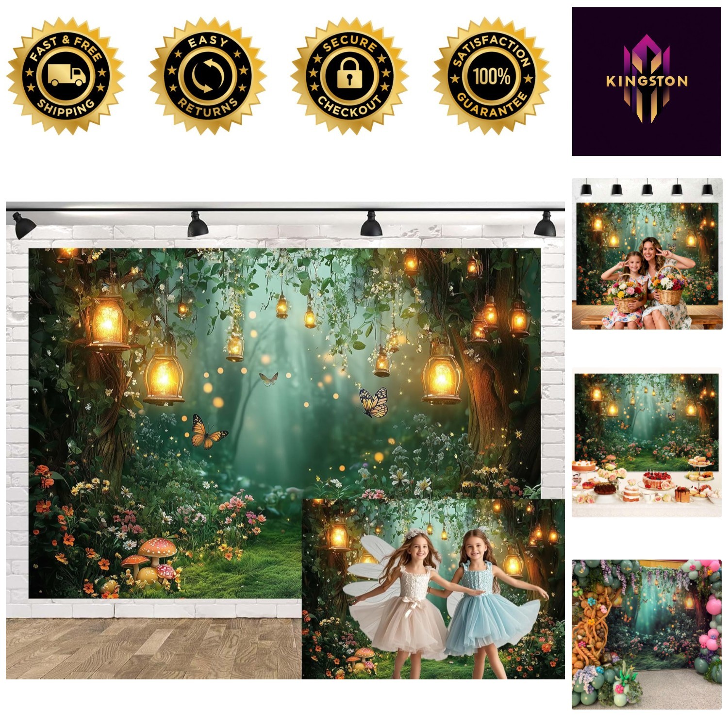 Fairy Tale Wonderland Backdrop 7x5ft – Perfect for Photoshoots and Decor
