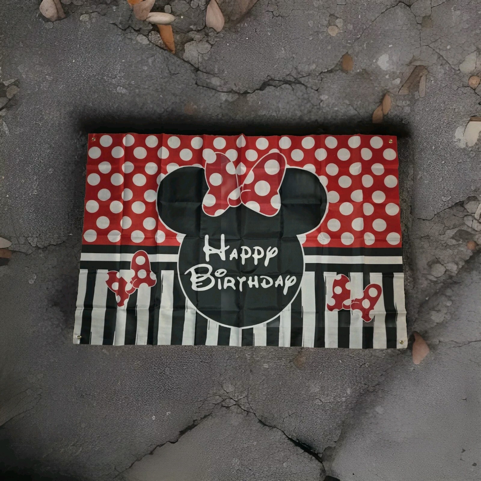 Girl Mouse Animation Happy Birthday Banner 38×58 Inches