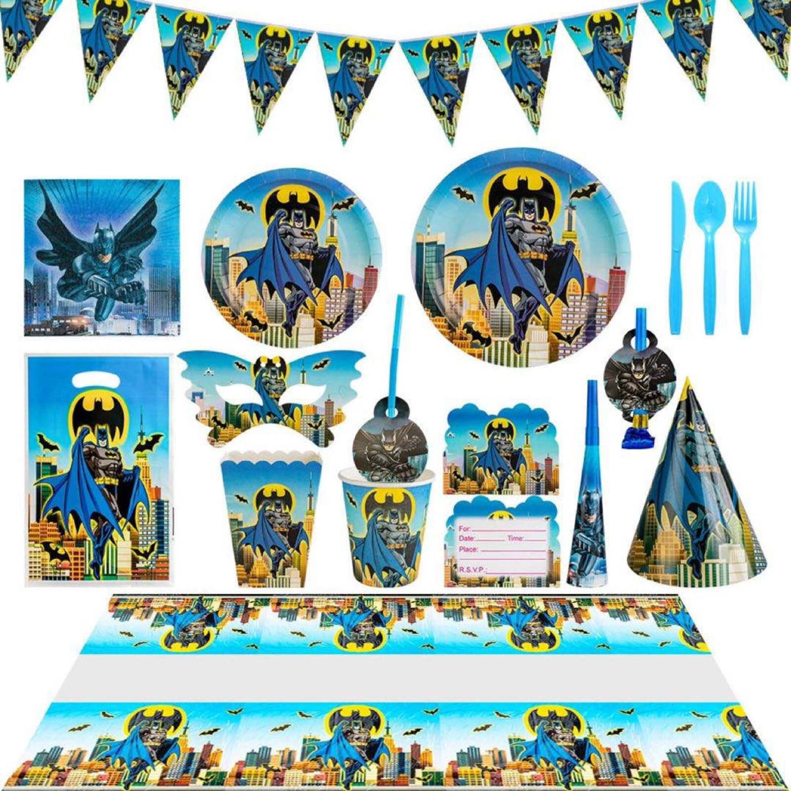 Batman birthday party supplies