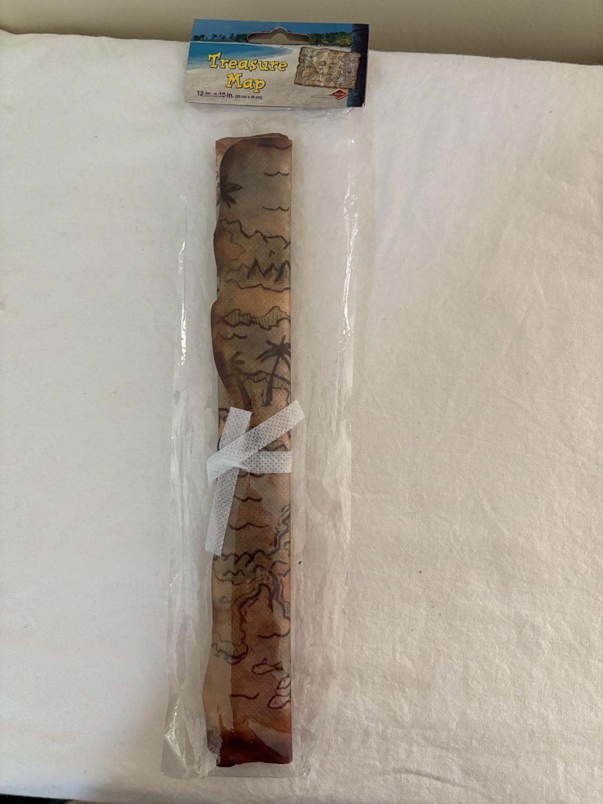 Pirate Party Decor Prop Favor Island X Marks the Spot Treasure MAP 12″x18″ NEW